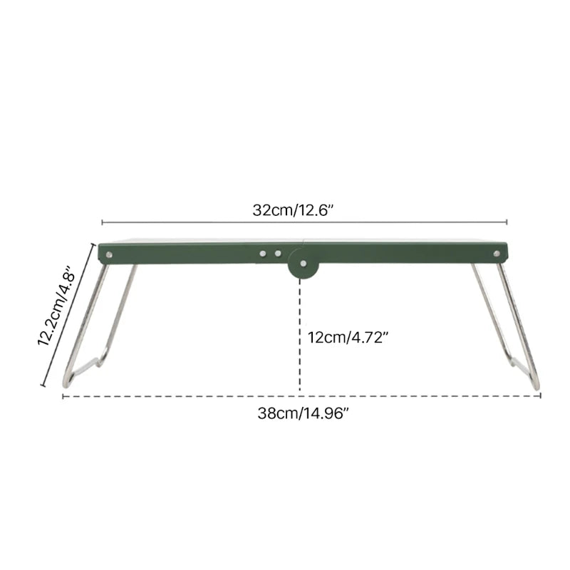 Outdoor Foldable Camping Table Portable Lightweight Folding Beachs Table Small Collapsible Table for Picnic BBQ