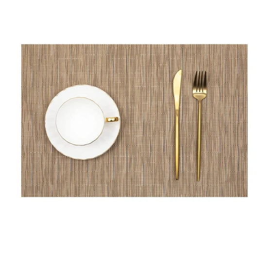 1Pc Woven PVC Placemats,Thickened Heat-resistant Table Mats,washable Without Fading,suitable For Dining Table,kitchen 30x45cm