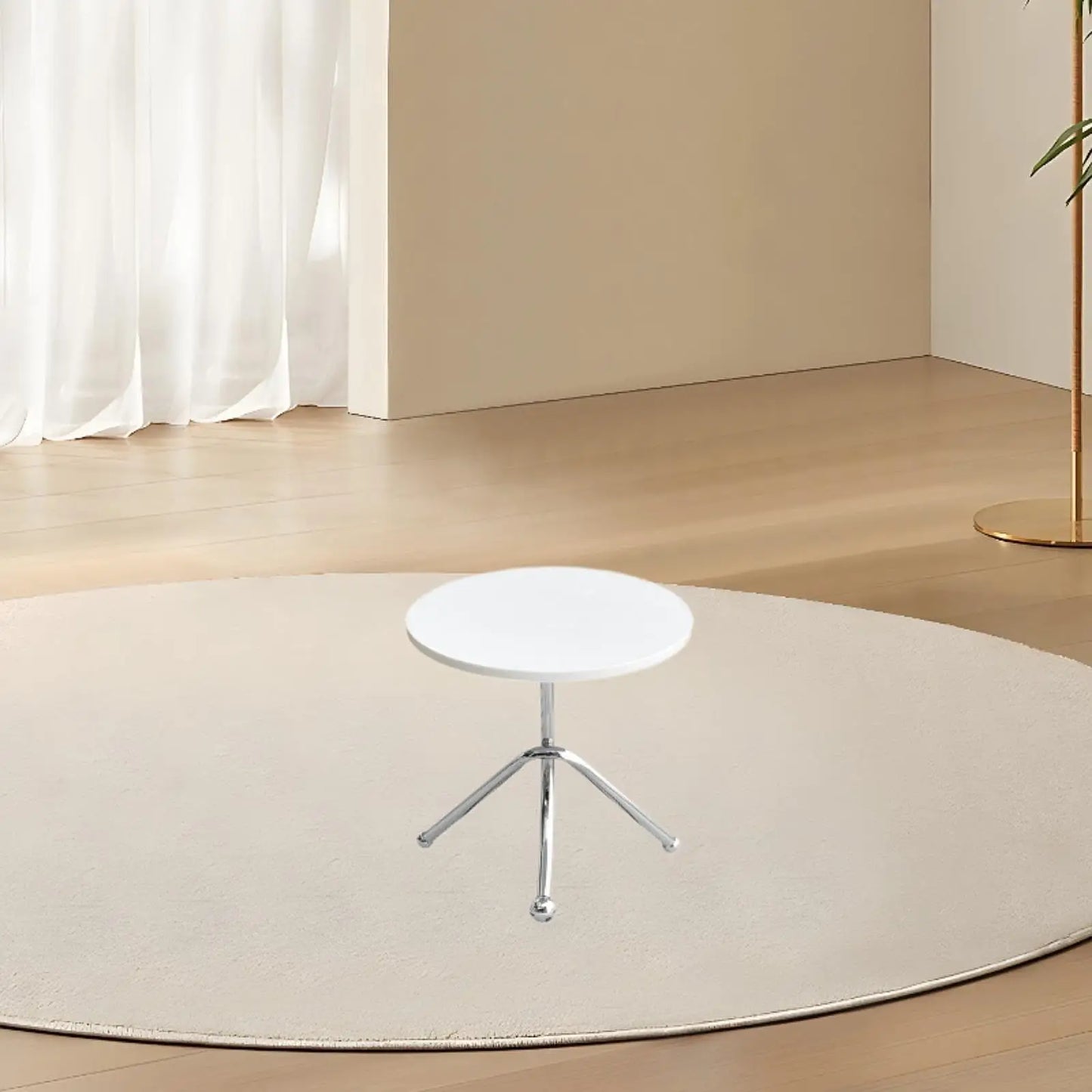 Sofa Side Table Metal Legs Versatile Indoor Corner Center Table Furniture for Minimalist Hallway Balcony Modern Home Decoration