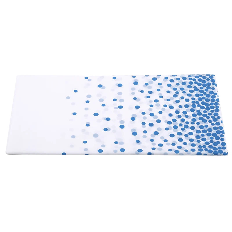 Tablecloth Decoration Supplies Bronzing Black Dots Disposable Birthday Wedding Golden Rose Gold Silver Banquet Tablecloth
