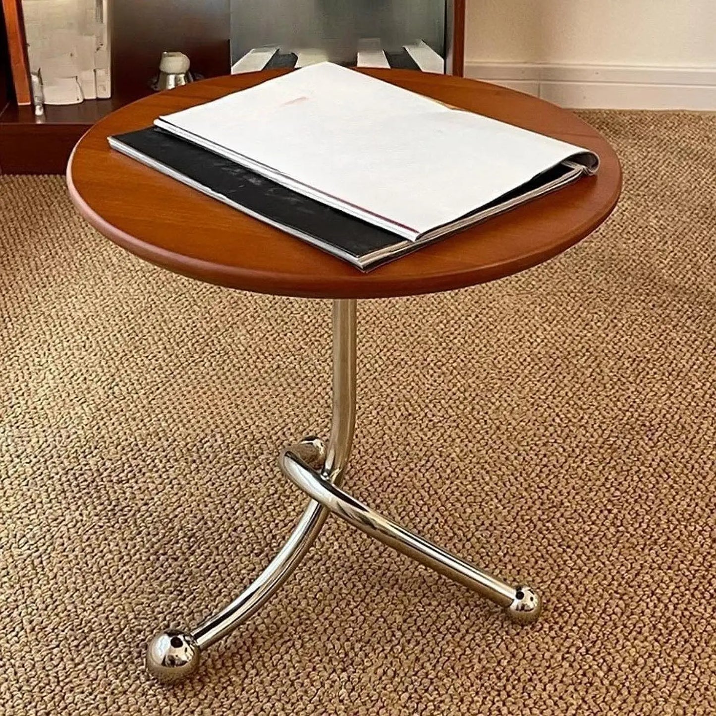 Sofa Side Table Metal Legs Versatile Indoor Corner Center Table Furniture for Minimalist Hallway Balcony Modern Home Decoration