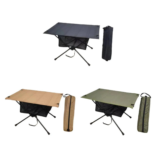Outdoor Foldable Table with Carry Bag Heavy Duty Easy to Clean Outdoor Furniture for Beach Catering Backyard Mountaineering BBQ