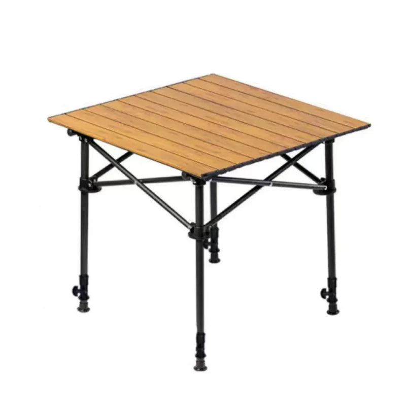 Outdoor Folding Long Table Tourist Portable Storage Egg Roll Table Camping Desk Barbecue Easy To Install Picnic Outdoor Tables